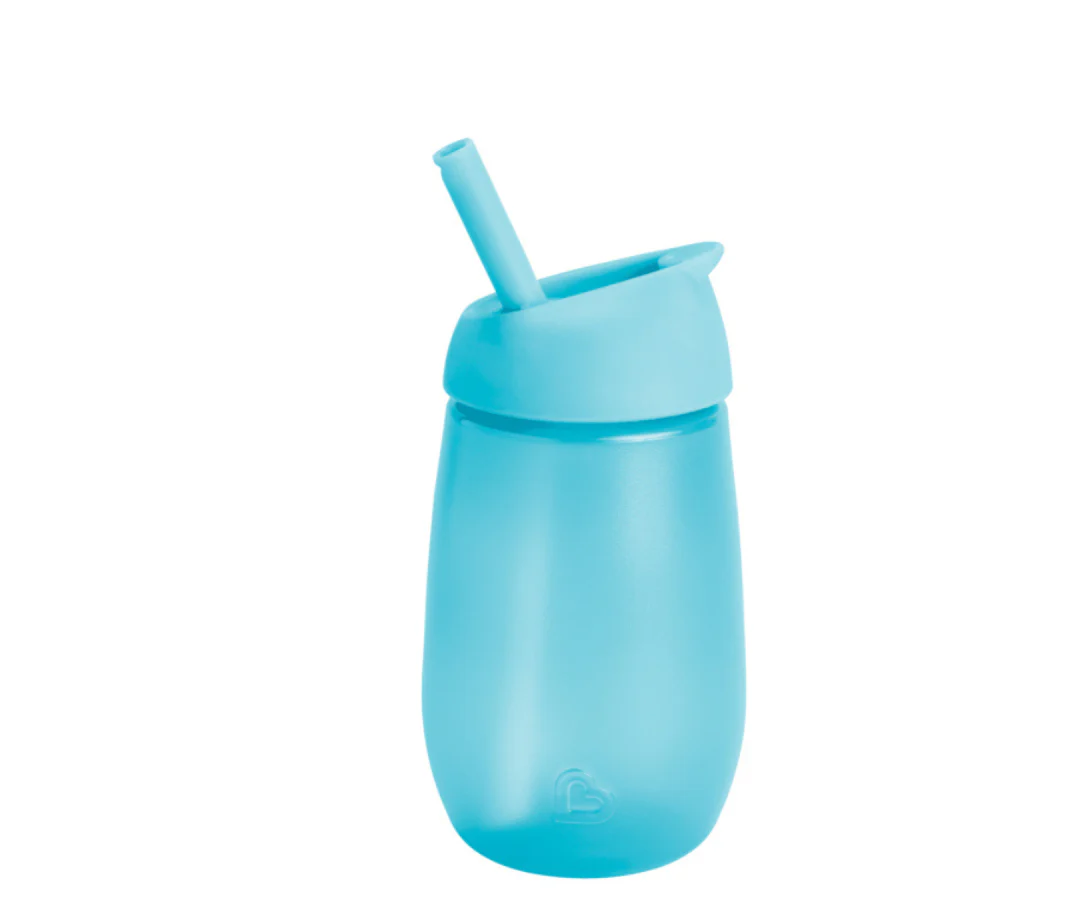 VASO 10OZ SIMPLE CLEAN STRAW CUP BLUE MUNCHKIN - Image 2