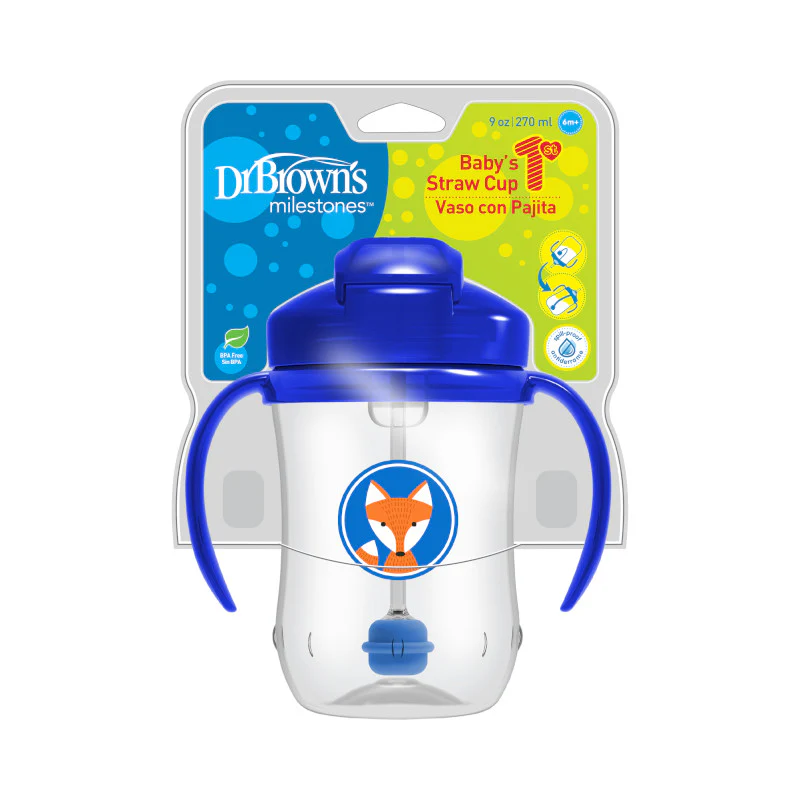 Vaso con sorbete y asas 9 oz