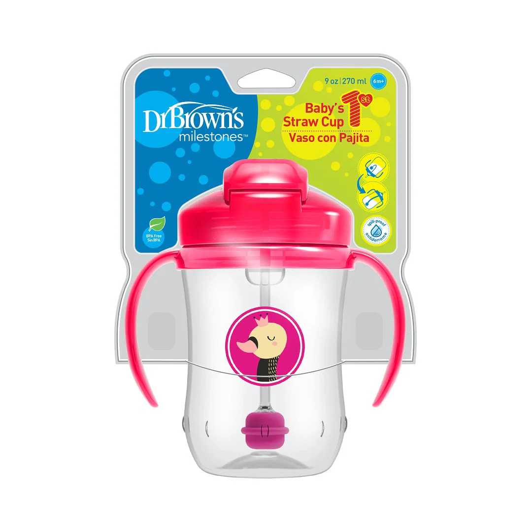 Vaso con sorbete y asas 9 oz
