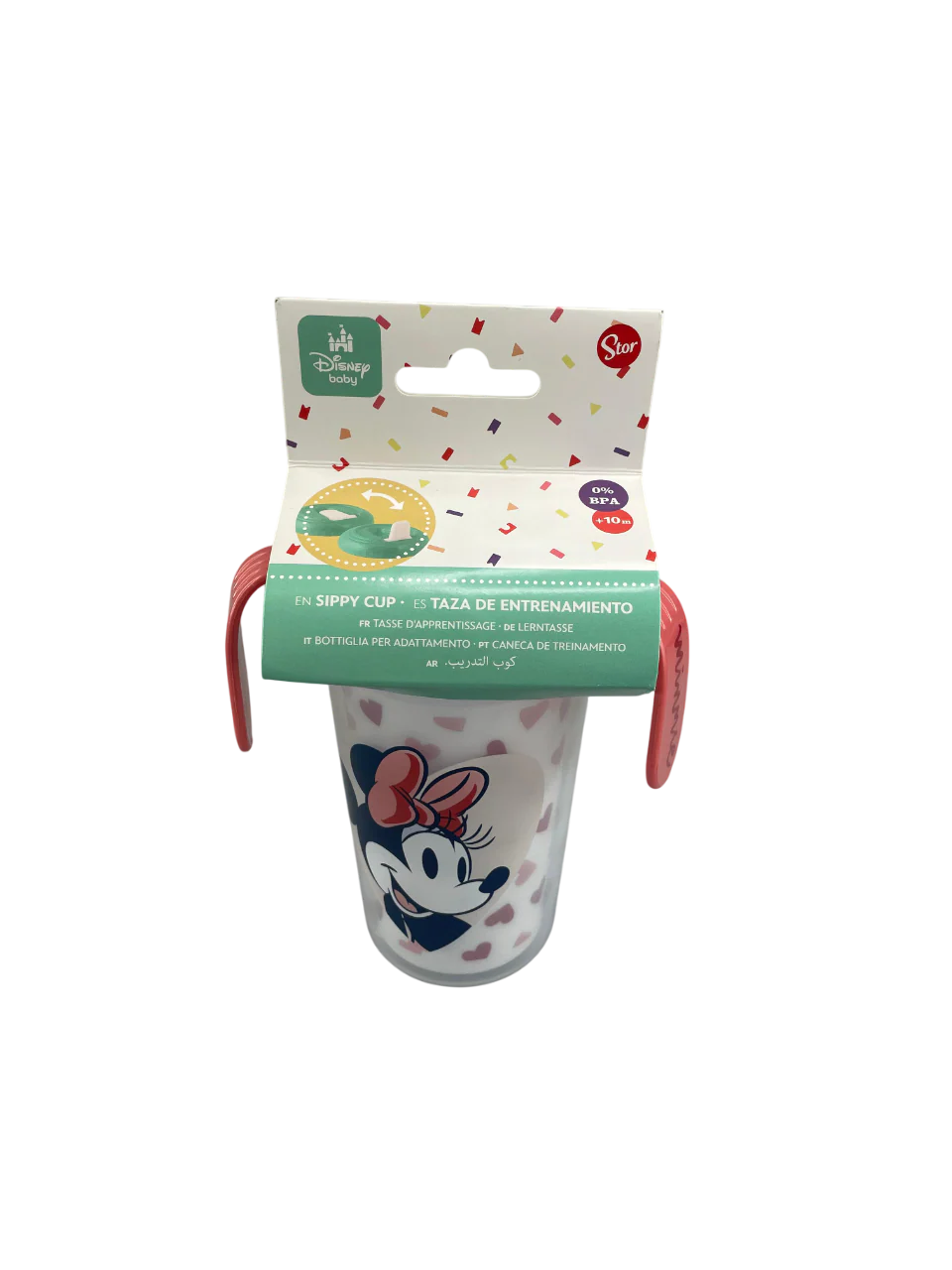 Vaso con boquilla rígida y agarraderas 11 onzas