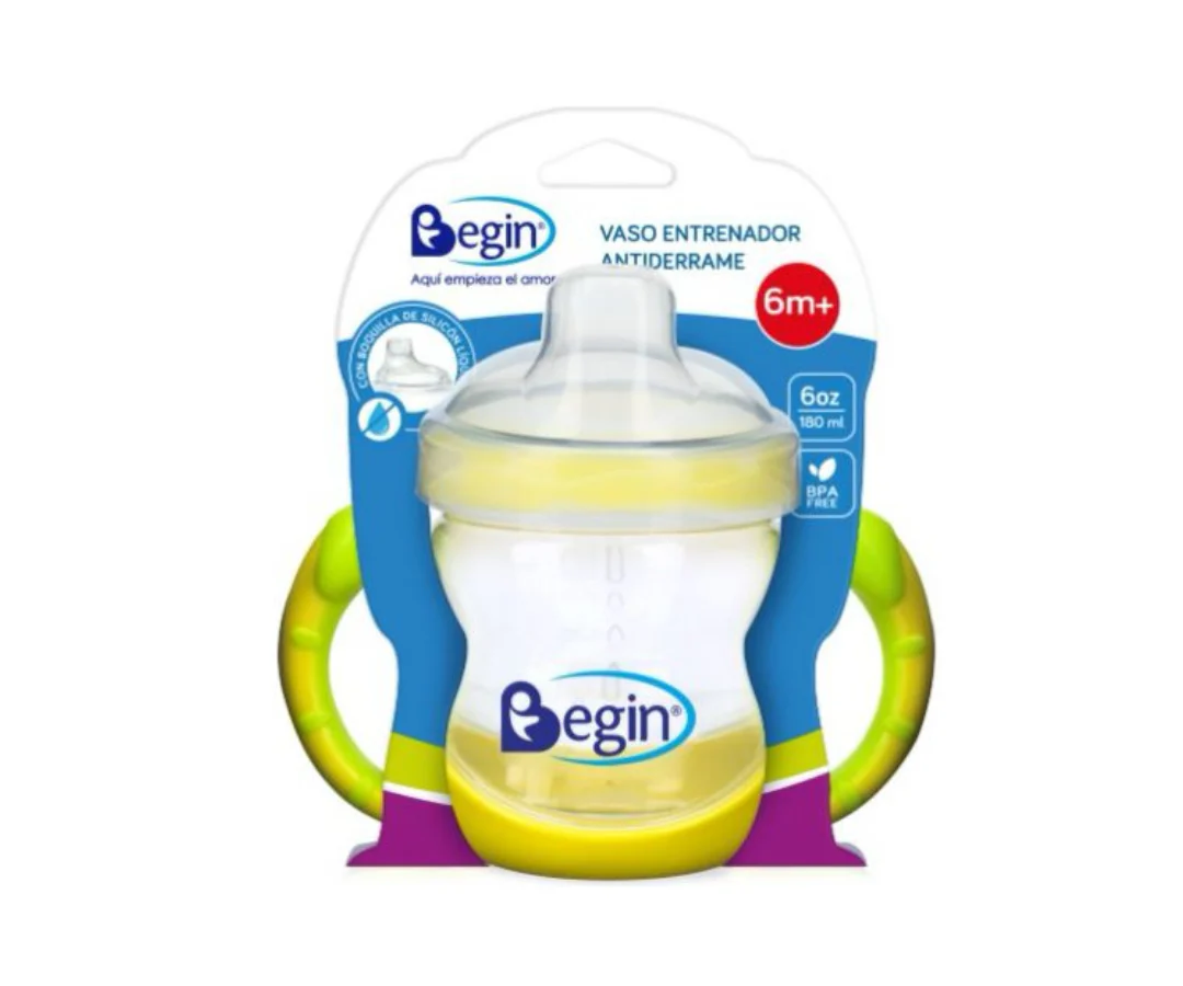 Vaso Entrenador Con Agarradera 180Ml Begin - Image 2