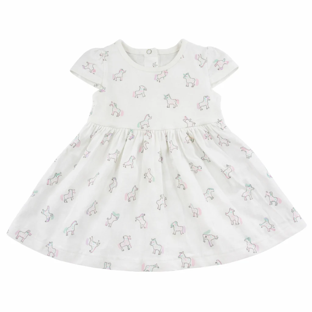 Vestido Algodón | Blanco B4baby