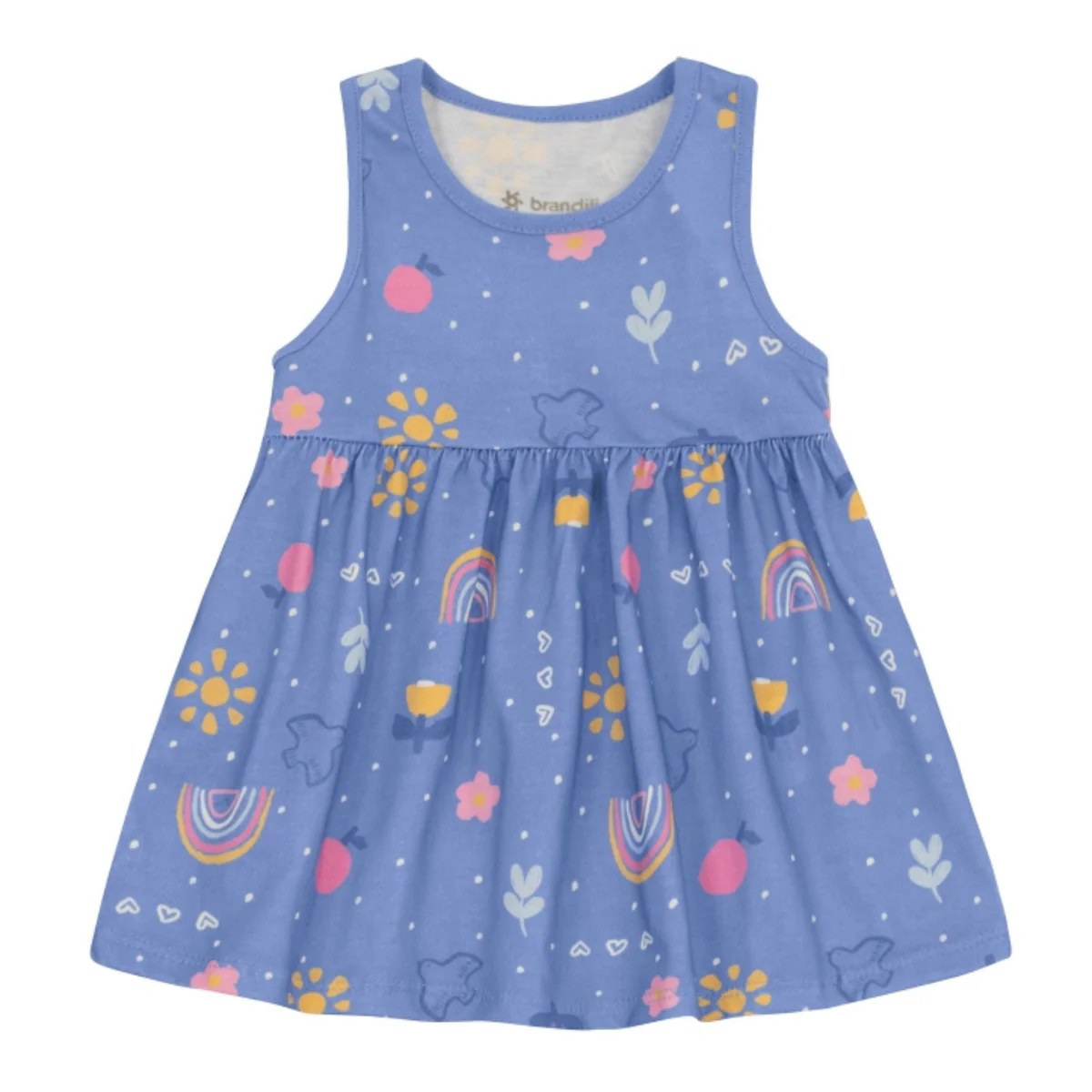 Vestido Nena Arcoíris | Azul Brandili